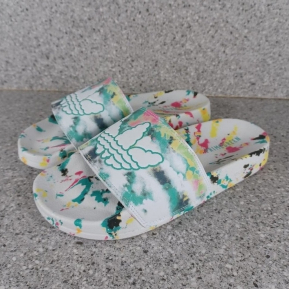 Adidas adilette lite tie-dye big kids size 6
